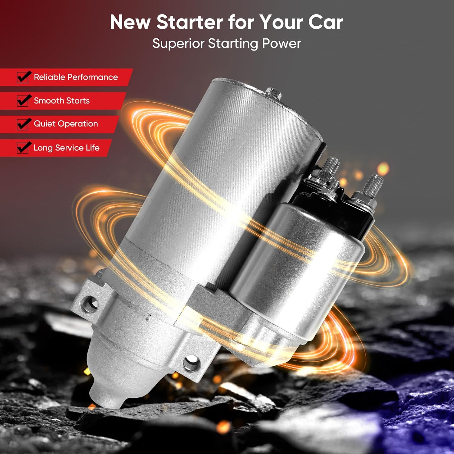 Detalle de 10 Teeth Starter Replacement for Kohler and Compatible Mowers/Tractors (2509808)