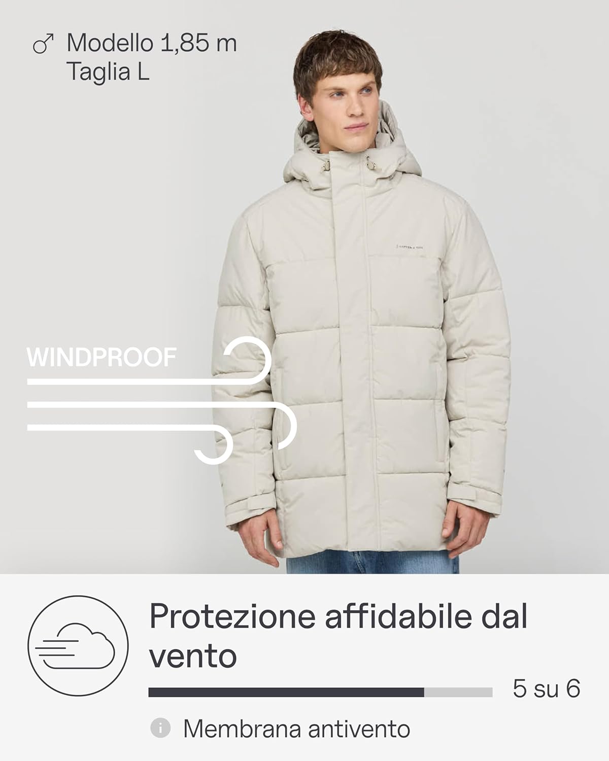 Thumbnail 3 de Kapten & Son giacca invernale All Black Sandstone Olive (XS-XXL) impermeabile, antivento e traspirante