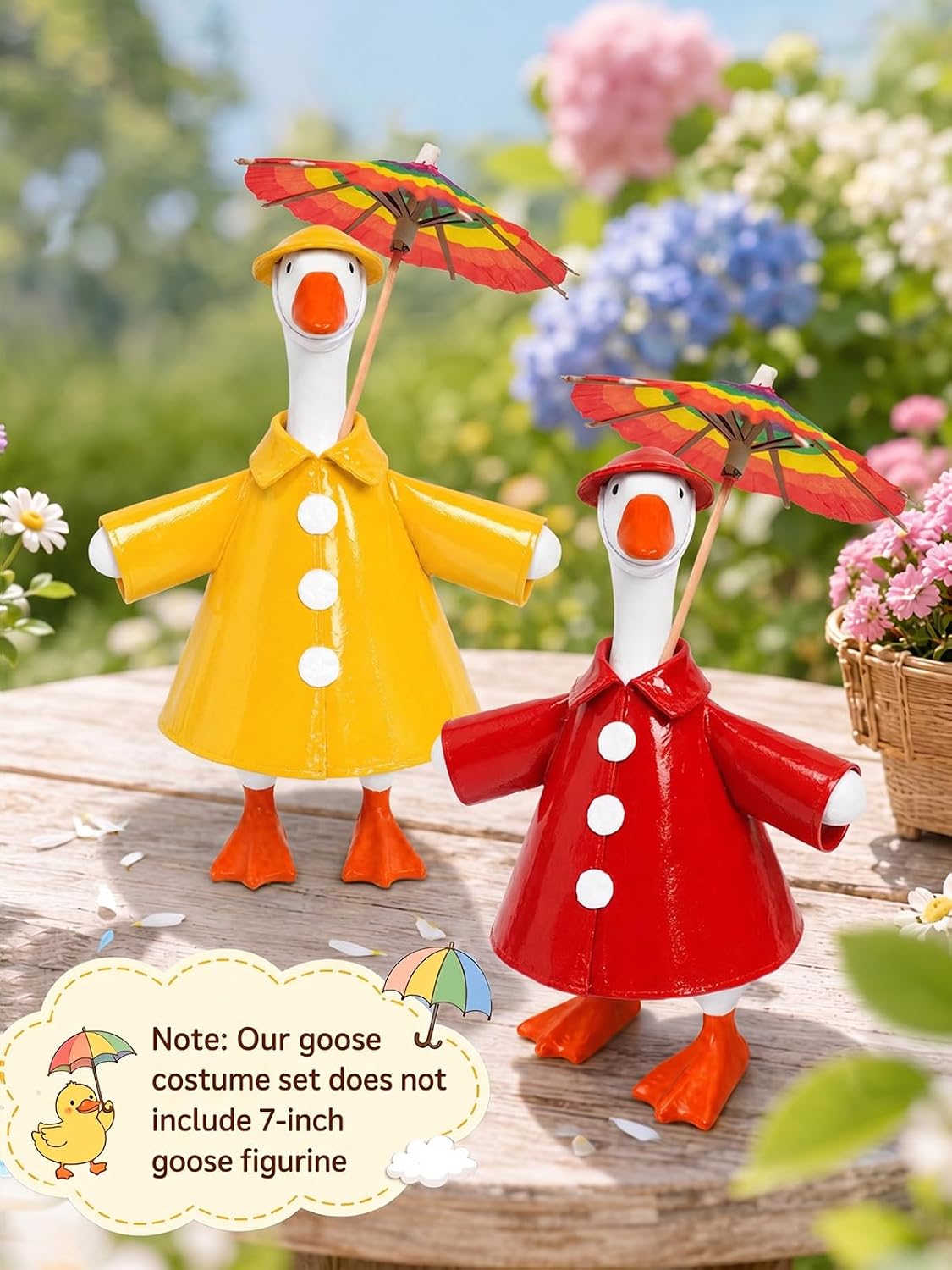 Detalle 1 de Desk Goose Raincoat Outfit, 7-Inch Fit