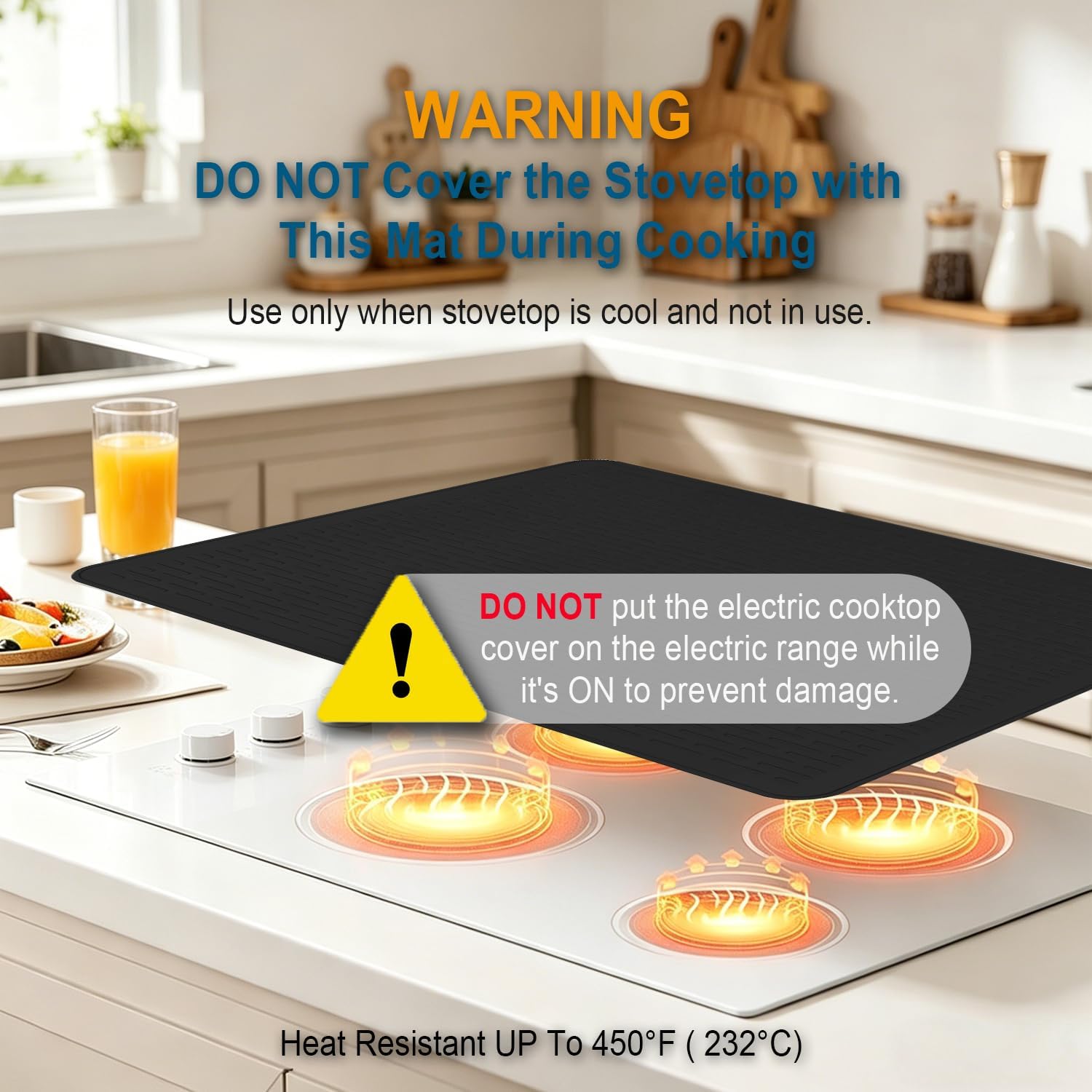 Detalle 2 de YTFGGY Silicone Stove Cover, 28 x 20 Inches