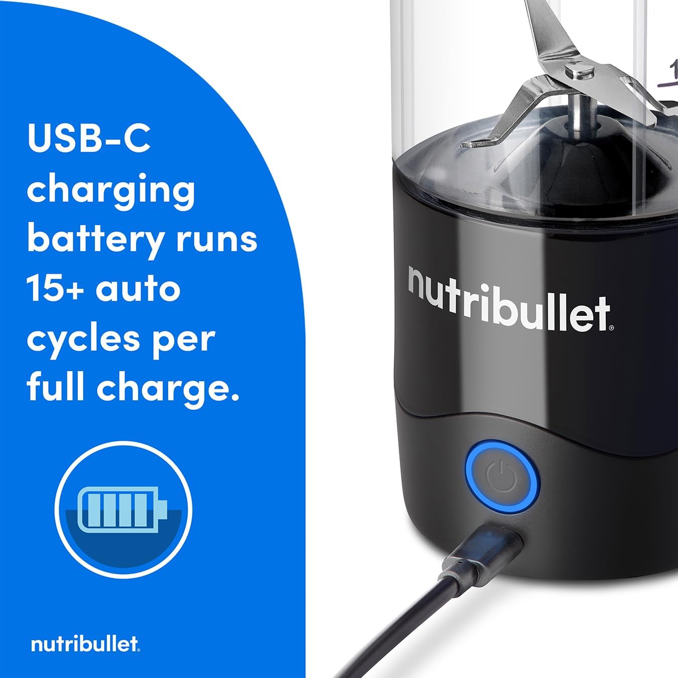 Thumbnail 4 de nutribullet Portable Blender 475ml USB-C charging