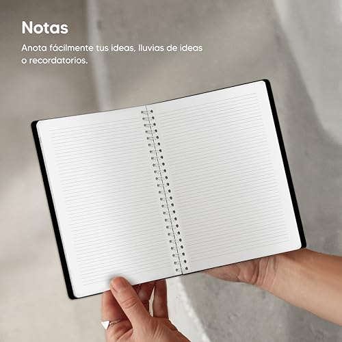 Detalle de Agenda 2026-2027 Smart Panda: Planificador A5 con Vista Semanal y intervalos de 30 minutos