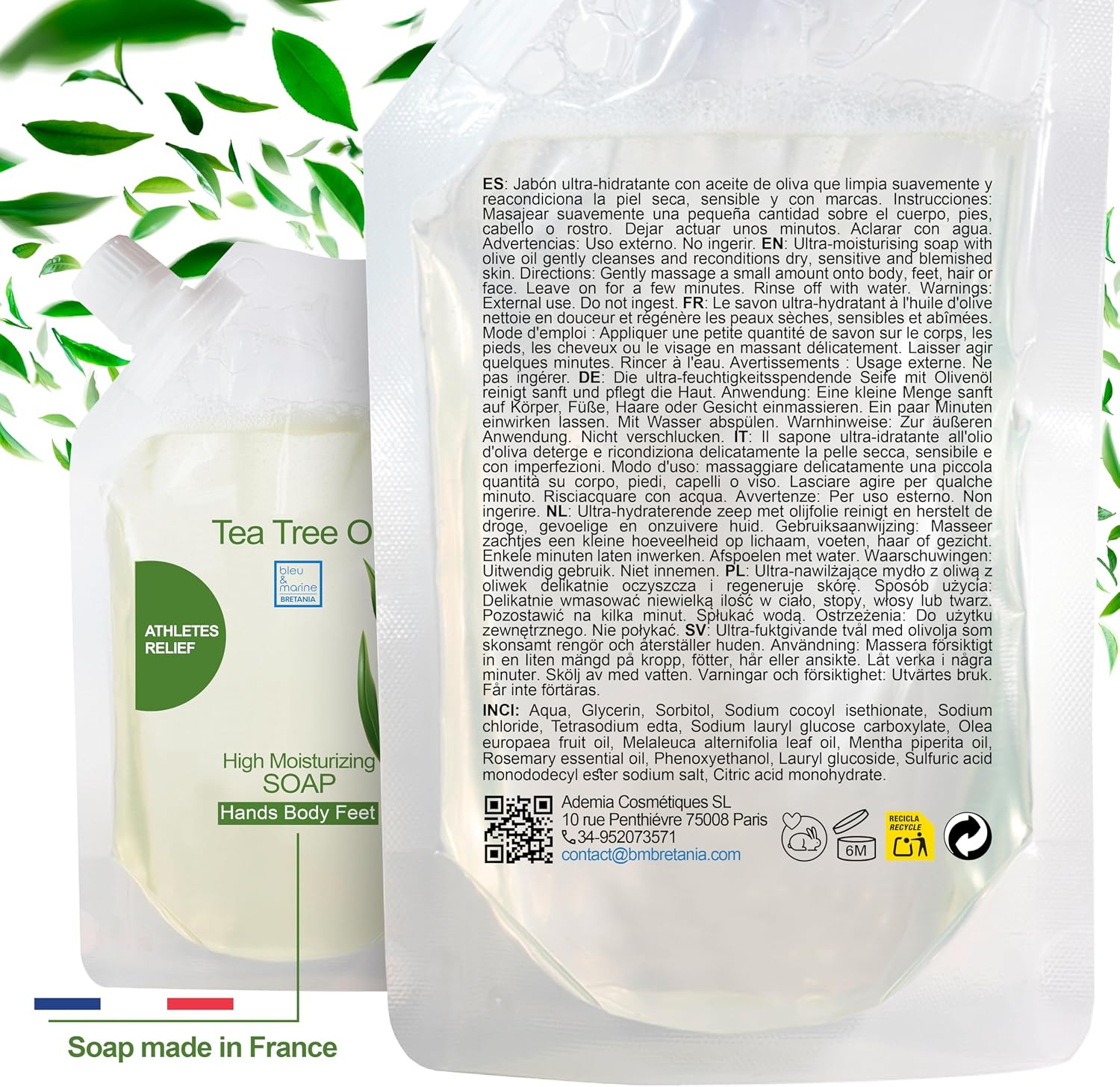 Detalle 2 de Gel douche, savon et shampooing 250 g ⚙