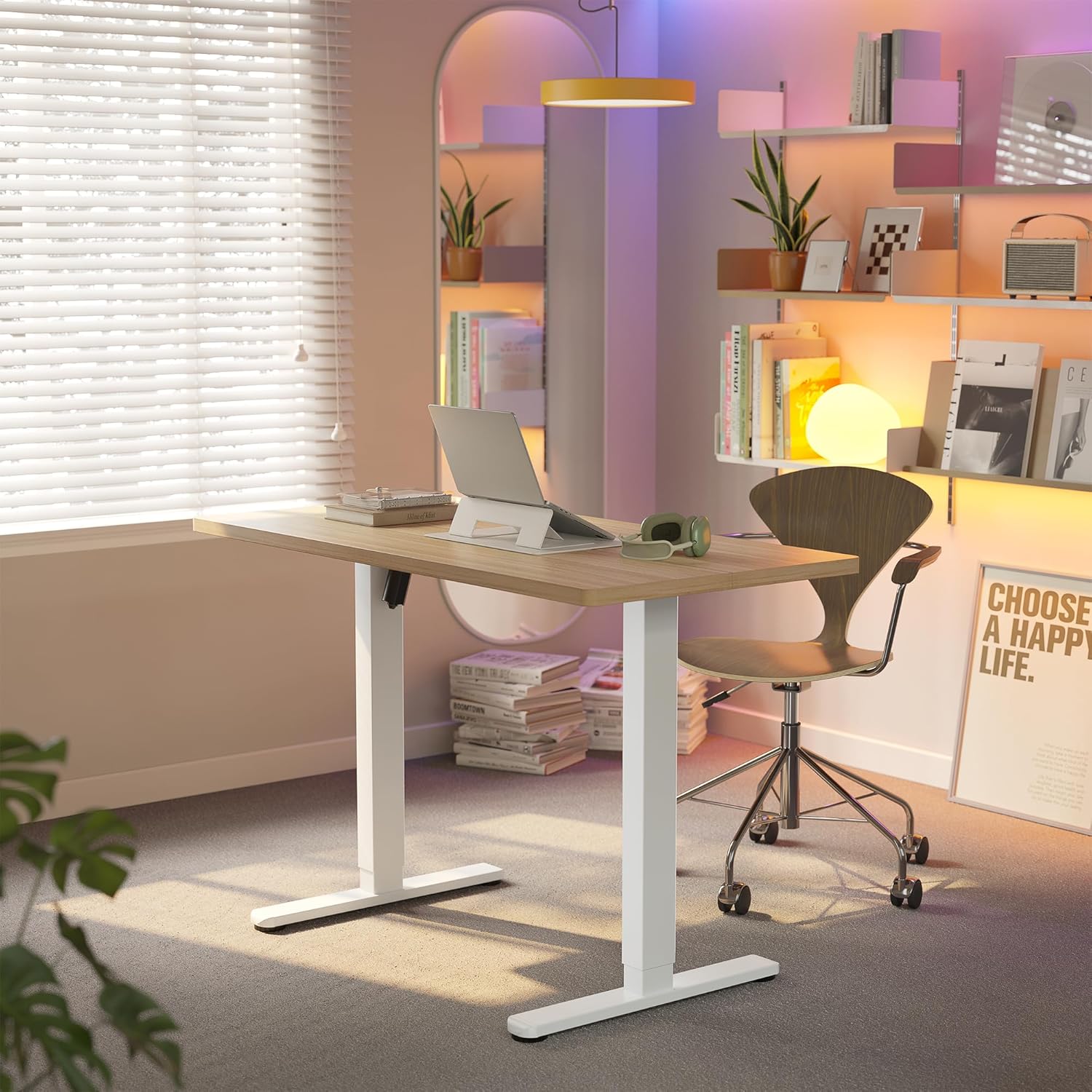 Detalle de HUANUO Electric Standing Desk 48 x 24 Inch
