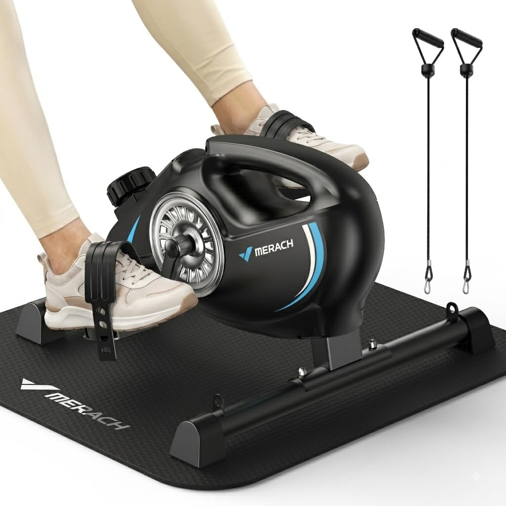 Detalle de MERACH MR-S04 Under-Desk Pedal Exerciser with Magnetic Resistance and App