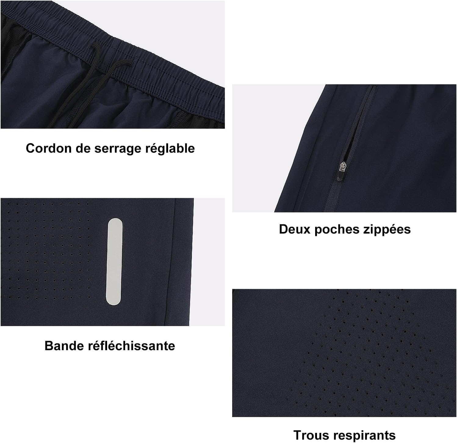 Thumbnail 4 de SIHOHAN Short de Sport Homme Séchage Rapide