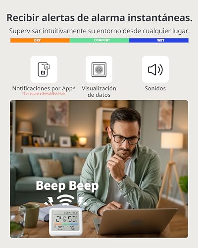 Detalle 2 de SwitchBot Meter Pro: Estación meteorológica 5 en 1 para el hogar