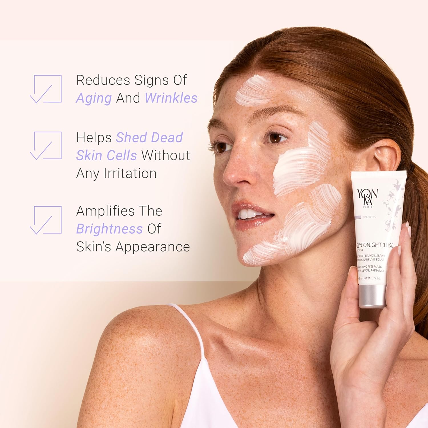 Thumbnail 1 de GLYCONIGHT peeling completo per il viso Yon-Ka: luminosità notturna in un unico gesto