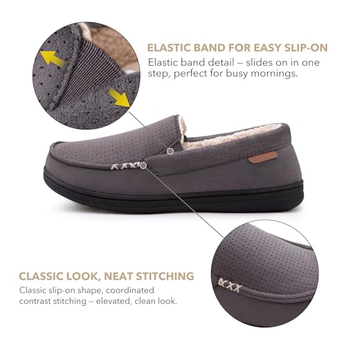 Thumbnail 4 de VeraCosy men's moccasin slippers, size 12 UK