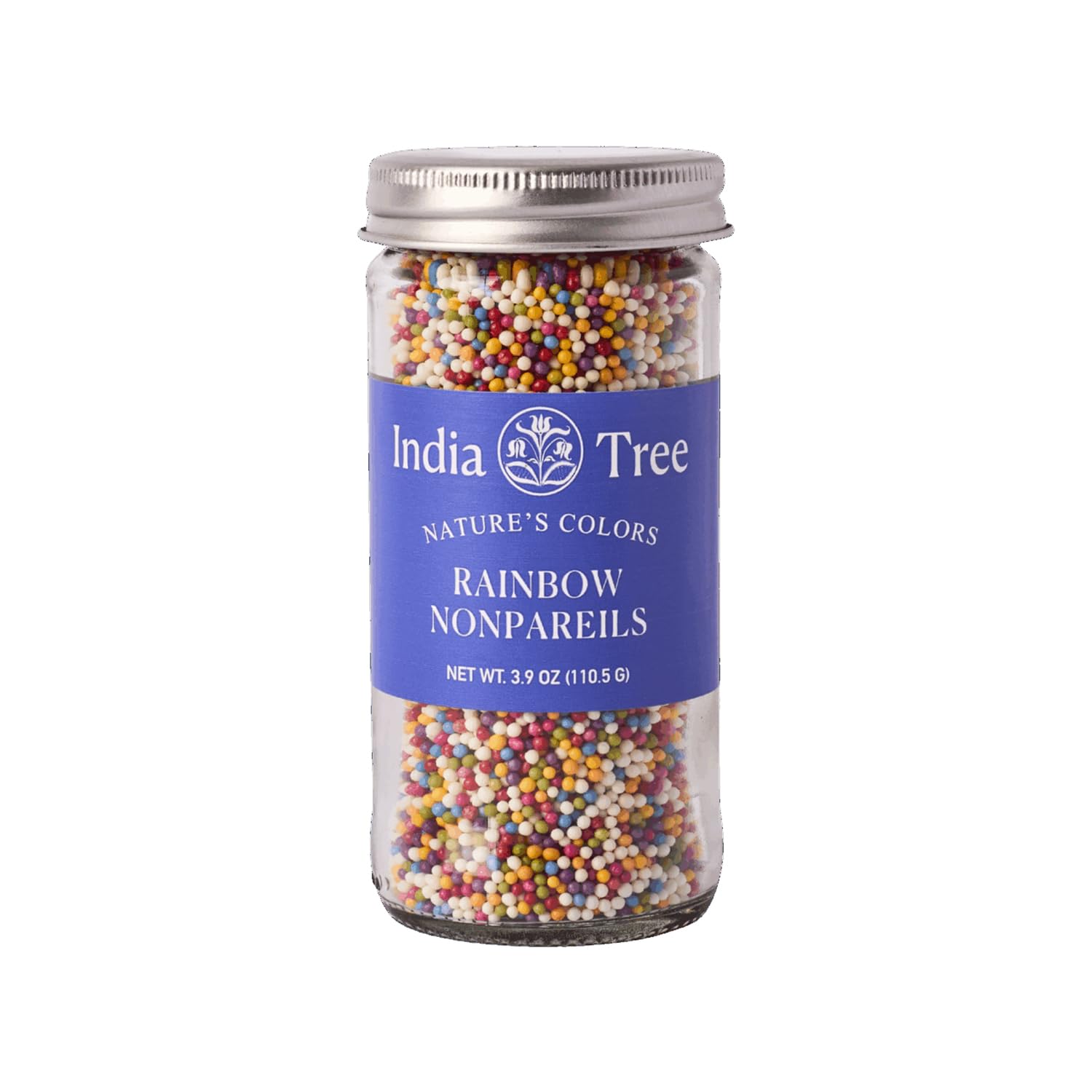 Detalle de India Tree Rainbow Nonpareils, 3 oz Jar