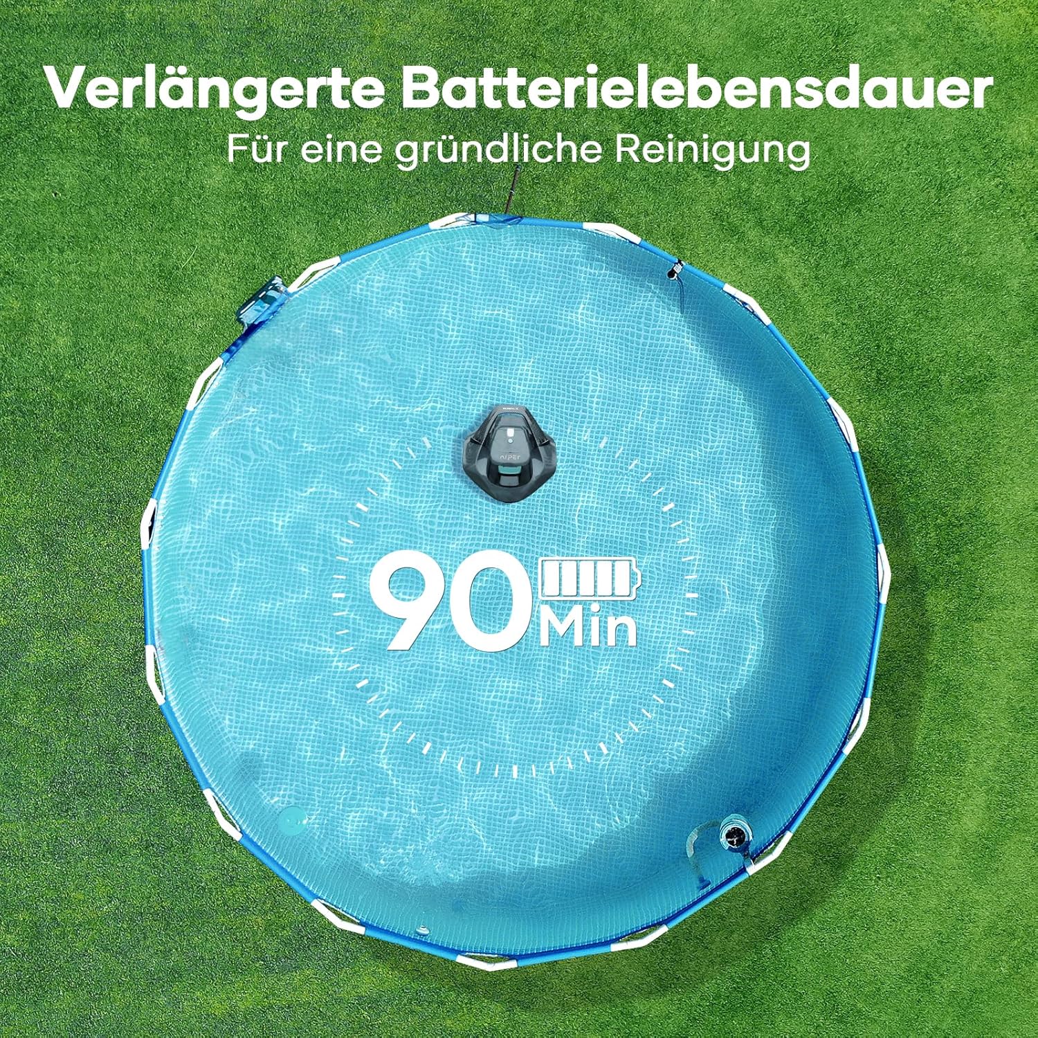 Thumbnail 4 de AIPER Seagull SE Poolroboter Kabellos 90 Min Laufzeit