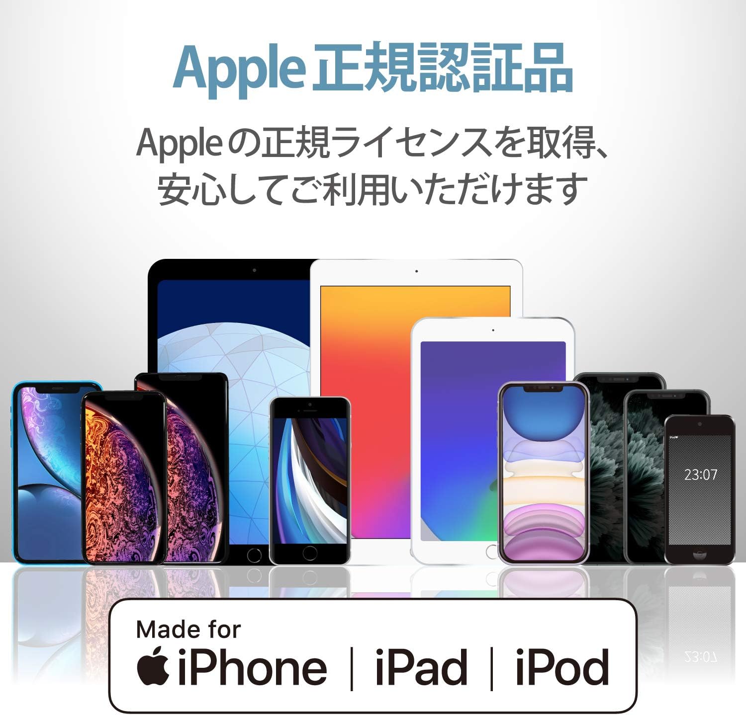 Detalle de エレコム MPA-FUAL10BK Lightningケーブル 1m ブラック Apple認証品
