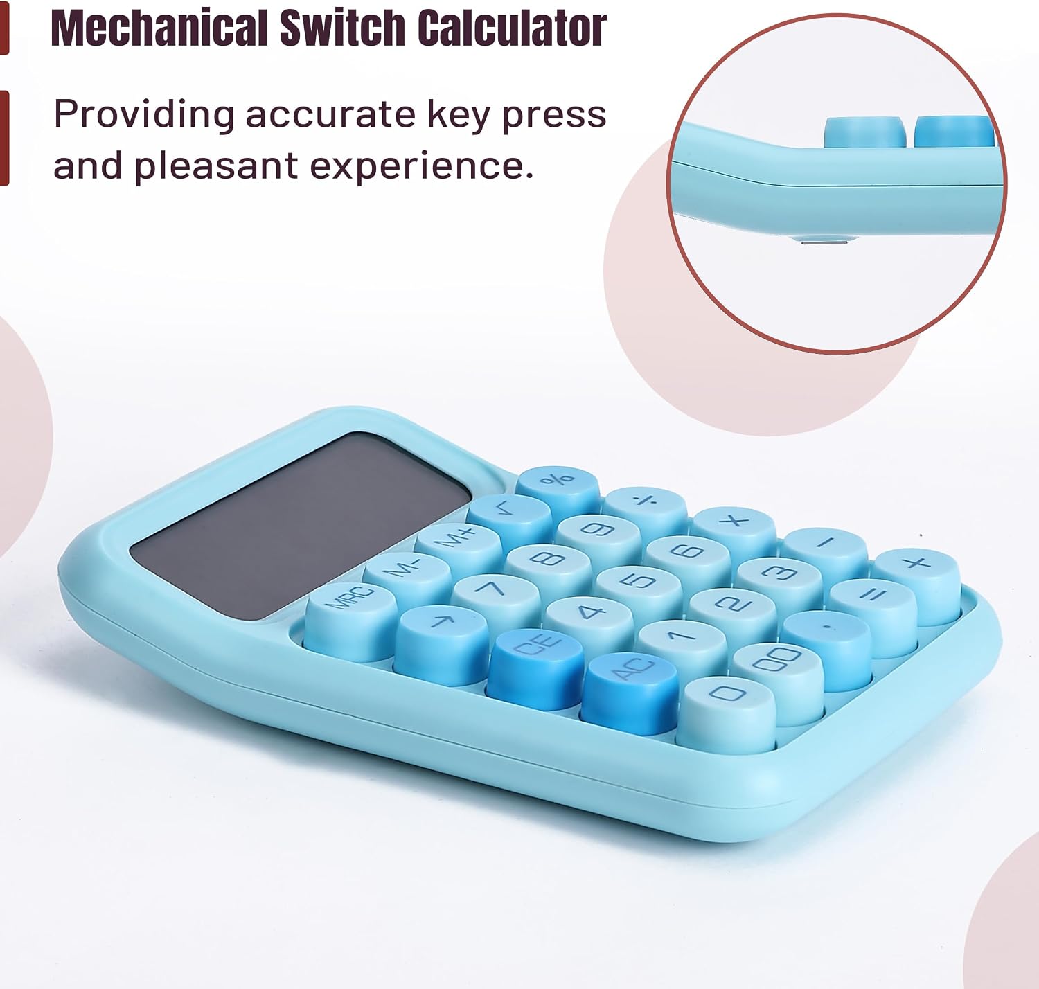 Detalle de Mr. Pen Mechanical Calculator, 12-Digit Display