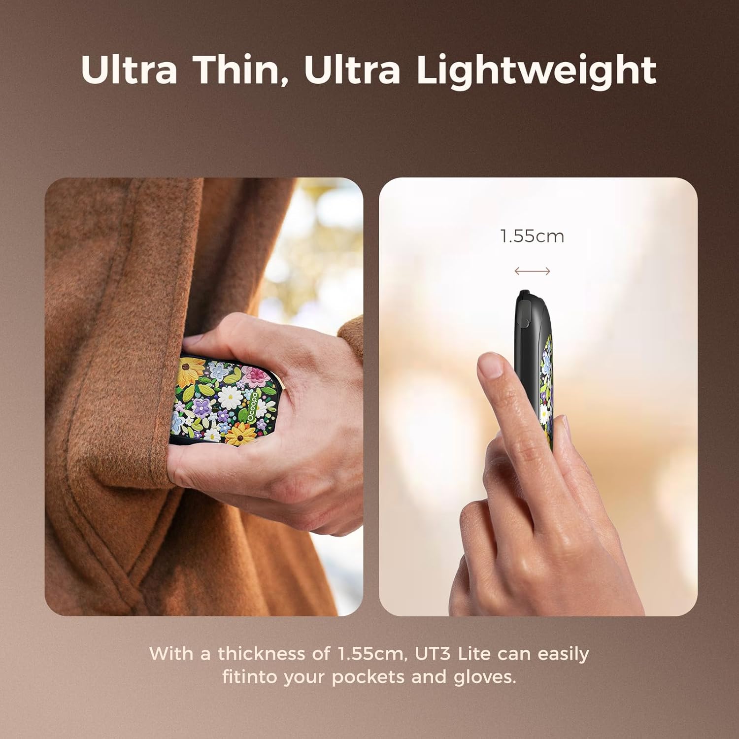 Detalle de OCOOPA UT3 Lite Magnetic Hand Warmers 2 Pack Review