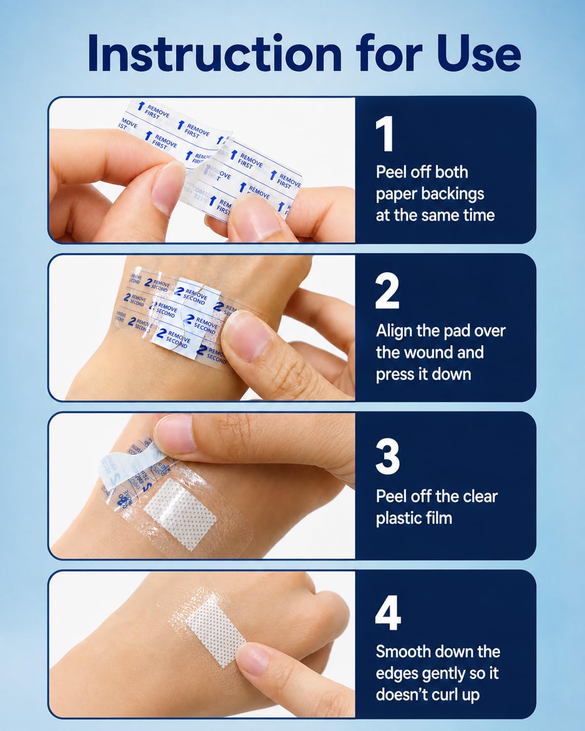 Detalle de Ourmed Waterproof Bandages, 100 Count