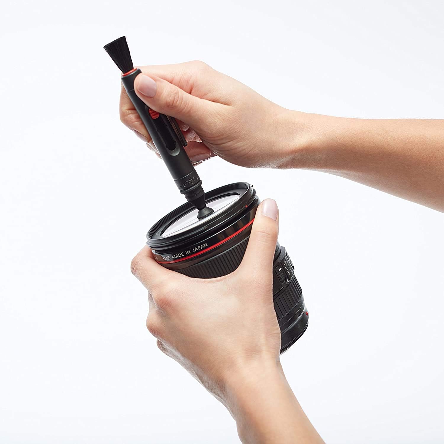 Detalle 2 de Svbony kit di pulizia per DSLR professionale con soffiatore ad aria, penna per lenti e panni in microfibra
