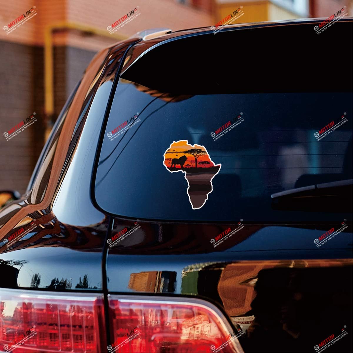 Detalle 2 de Africa Vinyl Decal, 4 Inches