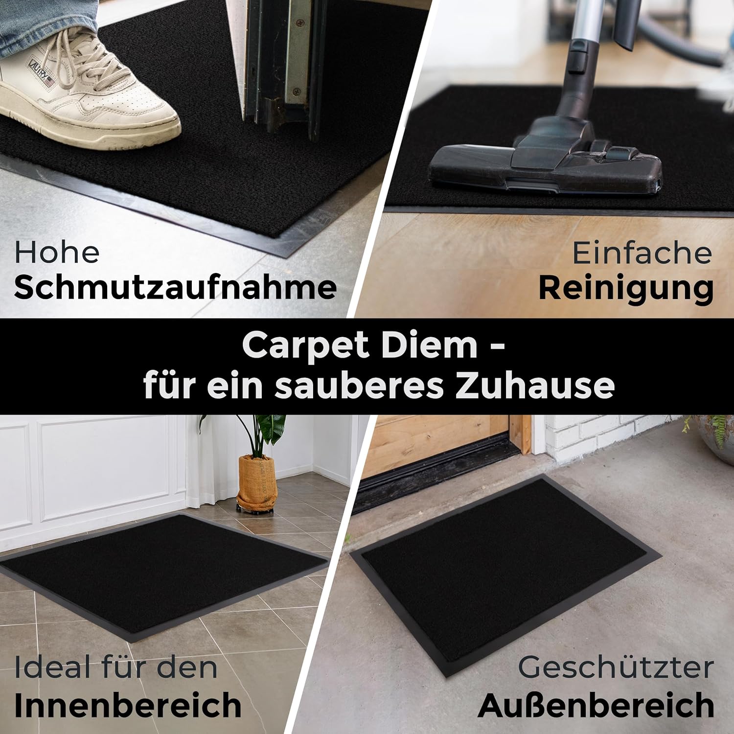 Thumbnail 2 de Carpet Diem Fußmatte – einfach sauber, rutschfeste Schmutzfangmatte 40x60 cm