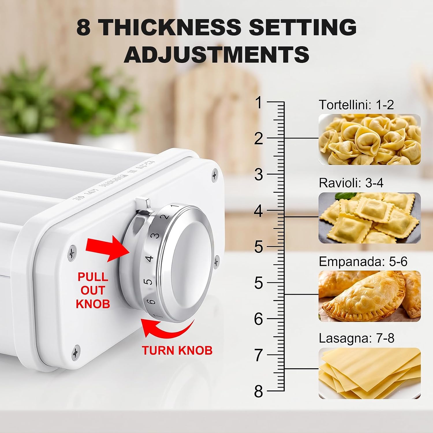 Thumbnail 3 de 3-in-1 Pasta Maker Attachment for KitchenAid Mixers