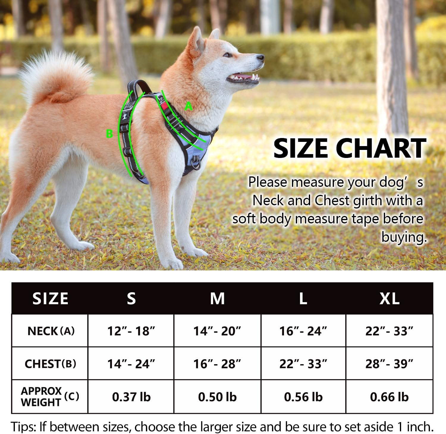 Thumbnail 1 de PoyPet No Pull Dog Harness XL — adjustable, reflective