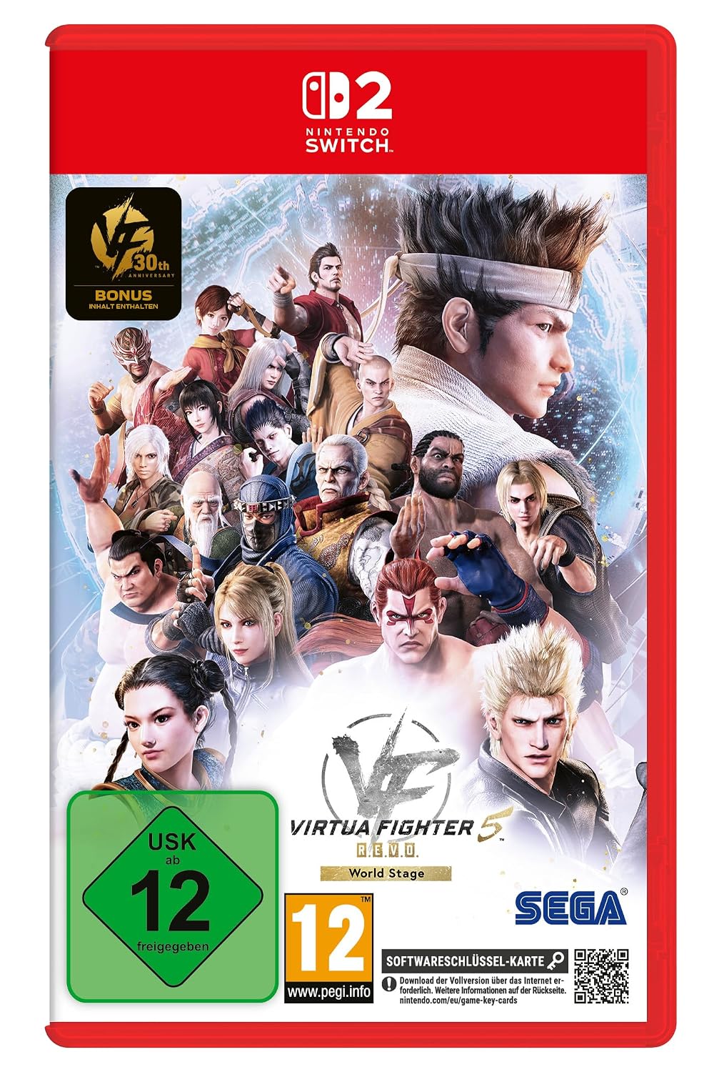 Detalle de Virtua Fighter 5 R.E.V.O. World Stage 30th Anniversary Edition (Switch 2) – umfassende Fassung mit exklusiven Inhalten