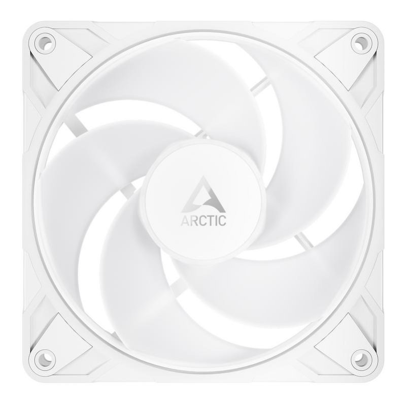 Detalle de Ventilador suplementario Arctic Freezer P12 Pro Reverse A-RGB 120 mm pack 3 (PWM, 3000 RPM) con iluminación RGB