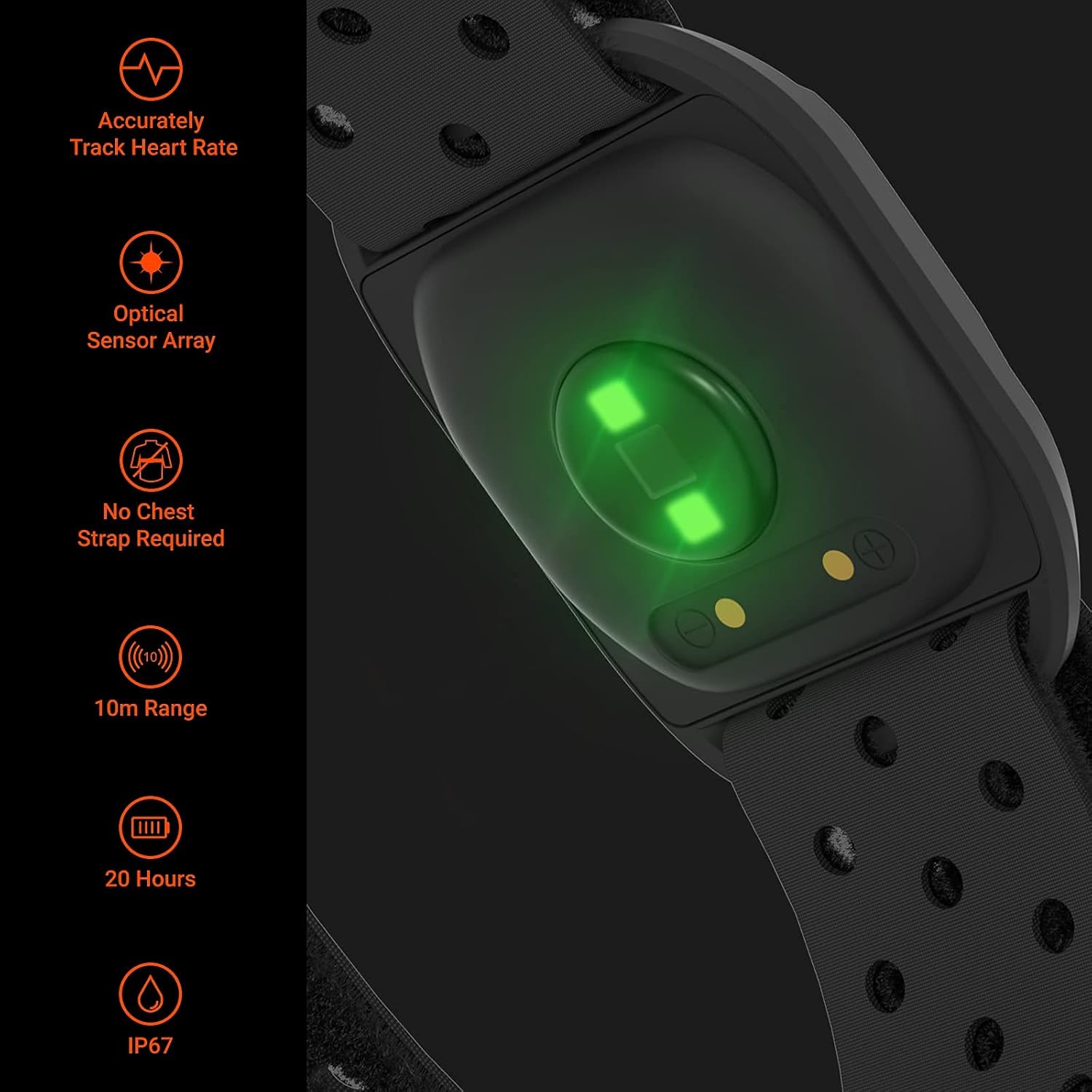 Thumbnail 1 de COOSPO HW807 armband heart rate monitor Bluetooth 5.0