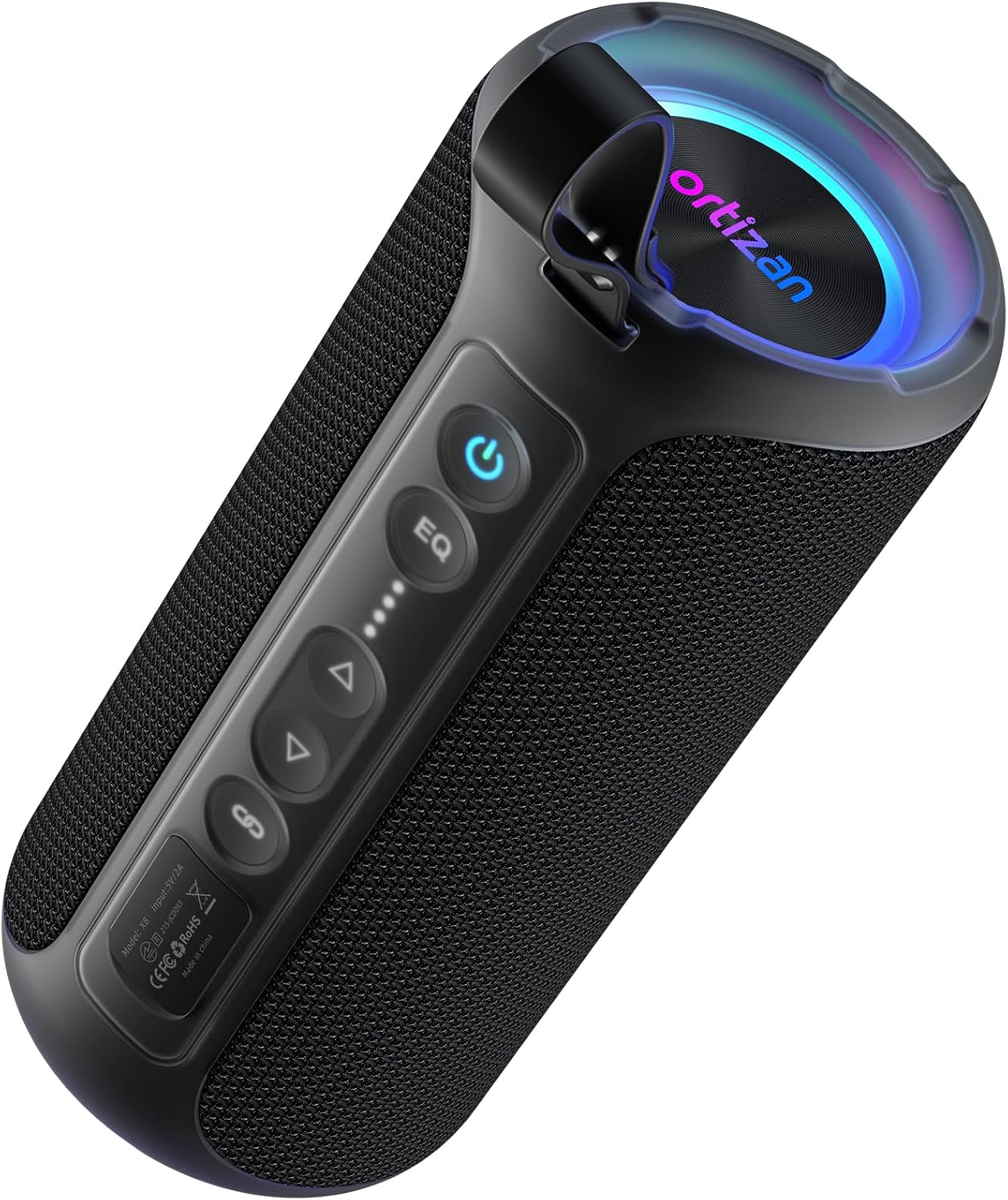 Detalle de Ortizan Portable Bluetooth Speaker Wireless (2nd Gen) — 40W Power, 30-Hour Playtime, IPX7 Waterproof