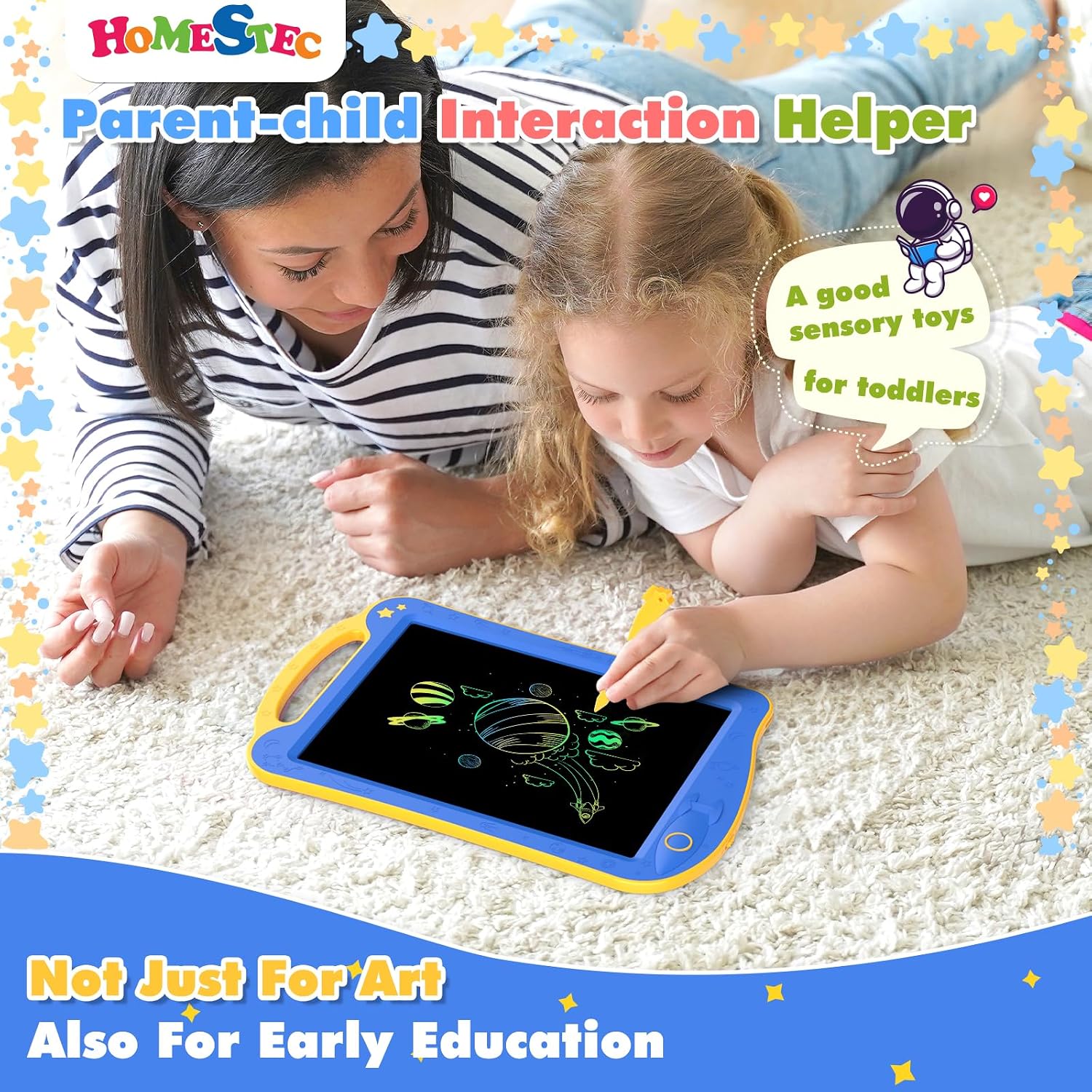 Thumbnail 7 de HOMESTEC AstroDraw Tableta de Dibujo Infantil 🎨 para Niños 2+