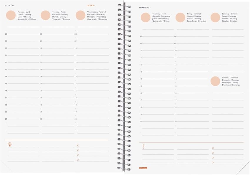 Thumbnail 6 de Finocam Agenda sin fechar Mytime 1 Día Página Internacional