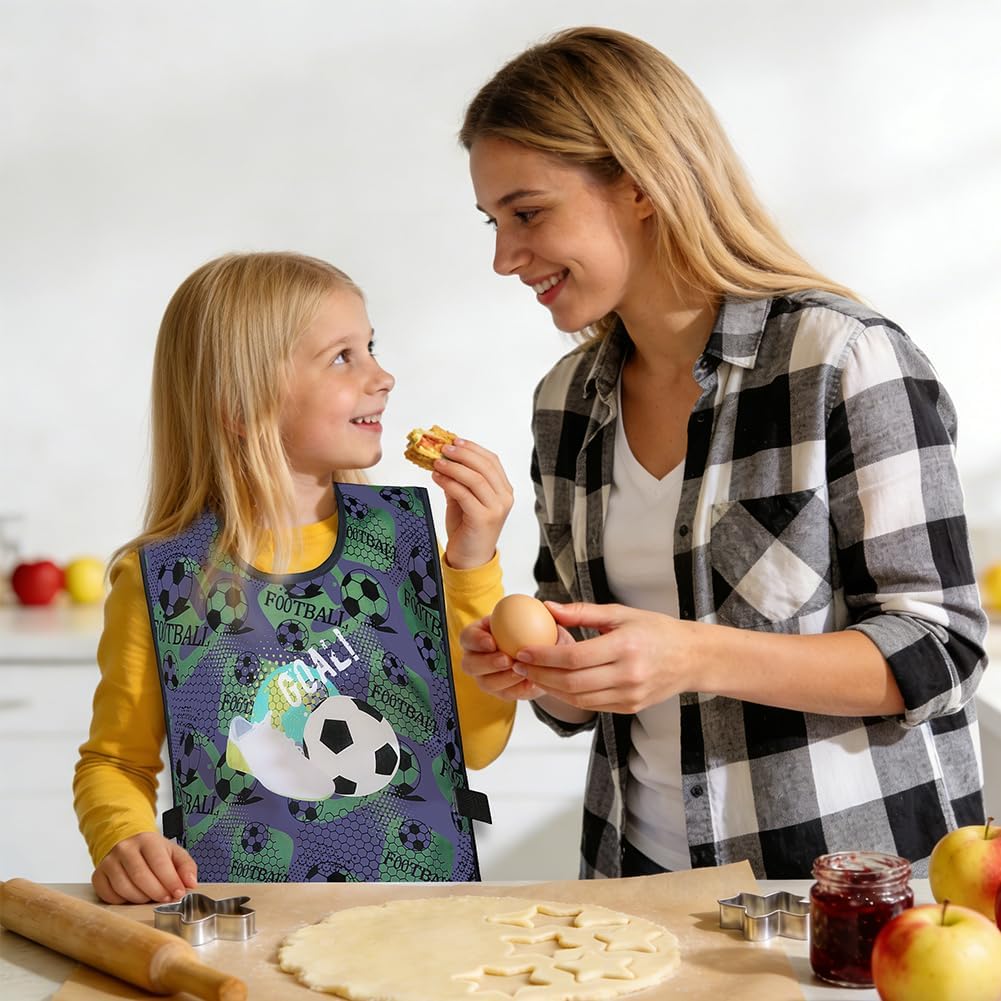 Thumbnail 5 de DiULi Grembiule per Bambini: Grembiule da Cucina regolabile con Tasche, design cartoni animati