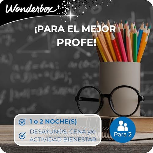 Detalle de WONDERBOX - Caja Regalo para el Mejor Profe | 2 Personas