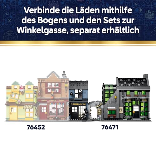 Thumbnail 6 de LEGO Harry Potter Zaubererläden in der Winkelgasse 76471 – magische Einkaufstouren mit Borgin & Burkes und Potages Kesselladen