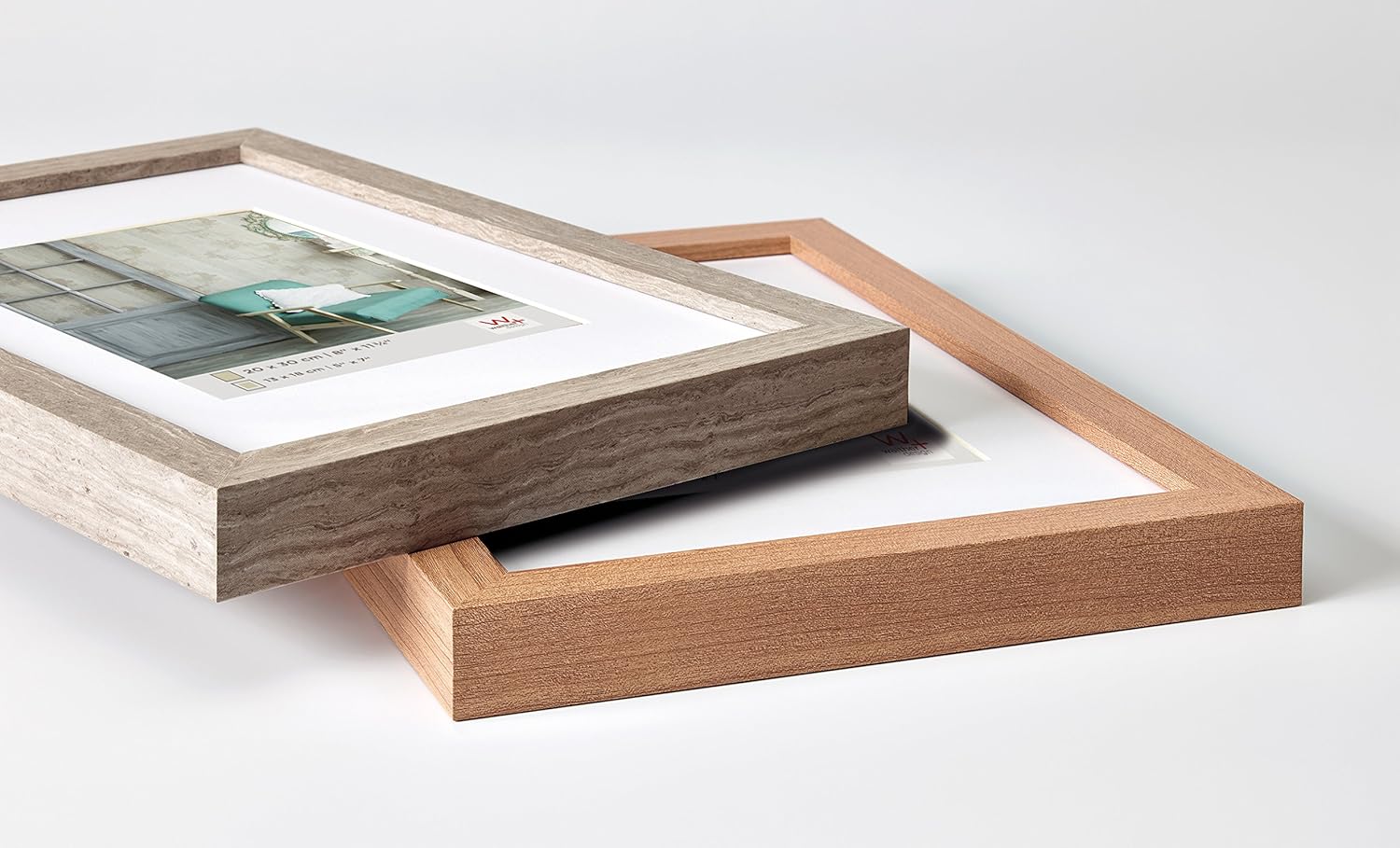 Detalle de Walther Cadre Photo Design Noyer 40 x 60 cm – Stockholm Cadre en Bois EA460N