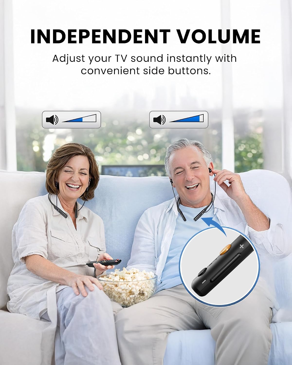 Thumbnail 3 de Avantree Aura Loop Dual – Next-Gen Wireless TV Earbuds System for Shared Listening