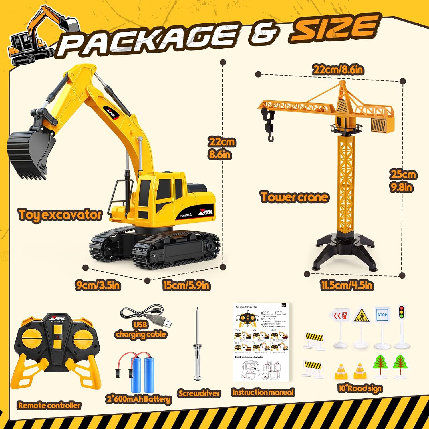 Thumbnail 5 de HappyGoLucky 1:24 Excavadora teledirigida 2.4GHz