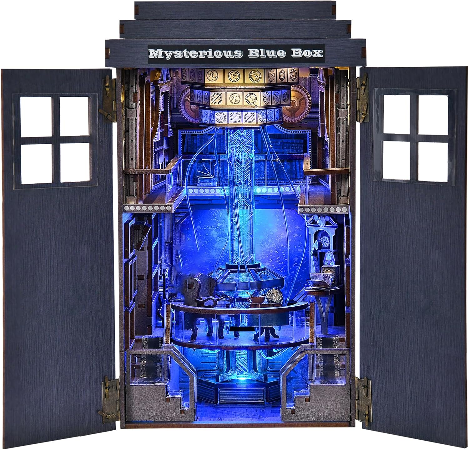 Thumbnail 1 de ETKVR Book Nook Kit – DIY Booknook Modell für Erwachsene, Mysteriöse Blaue Box