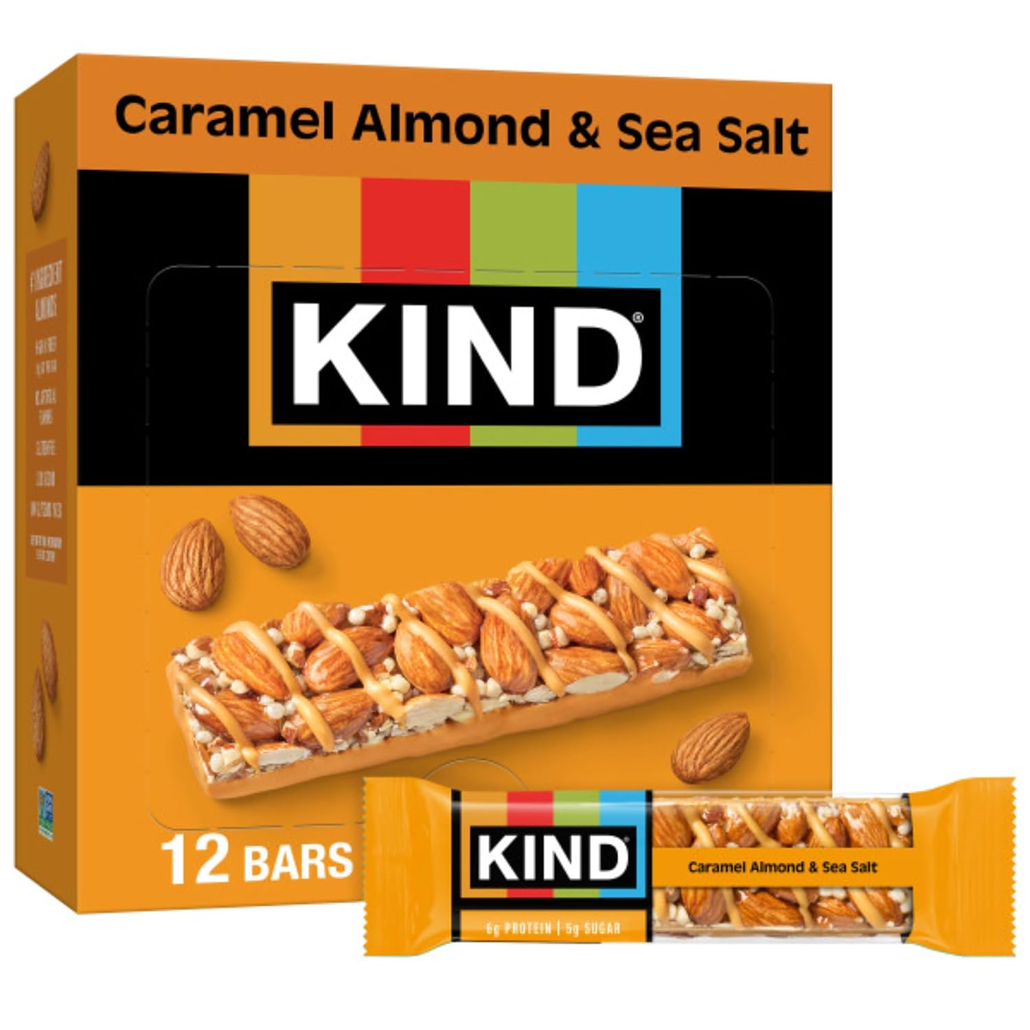 Thumbnail 5 de KIND Healthy Snacks Bars, Dark Chocolate Nuts & Sea Salt – Gluten Free, Low Sugar, High Fiber, 6g Protein (12 Count)