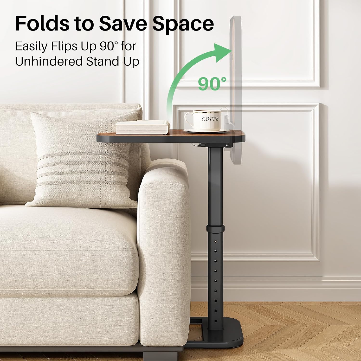 Thumbnail 3 de Kitstorack Upgraded TV Tray Table 19-30 in