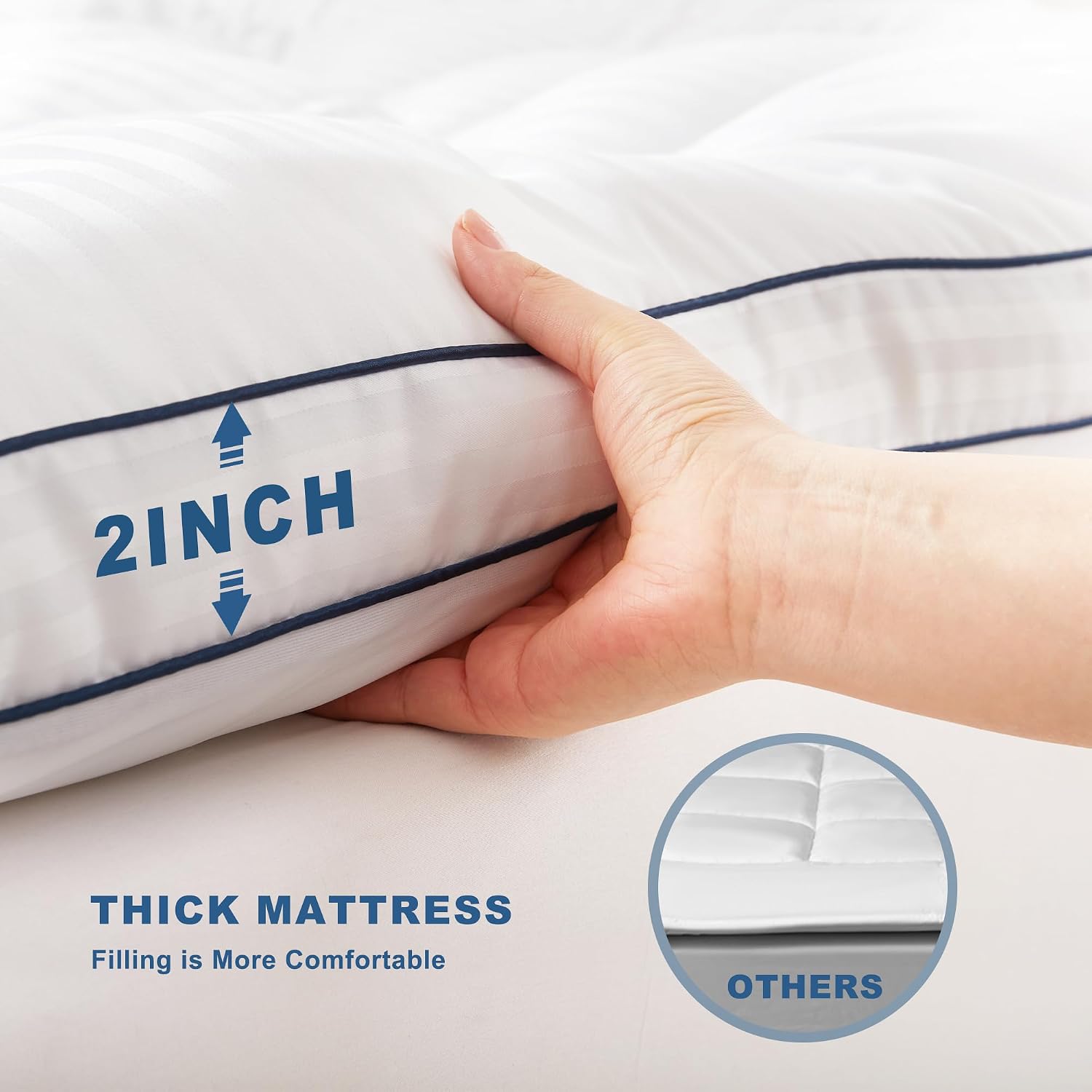Thumbnail 6 de BEDLORE California King Mattress Topper
