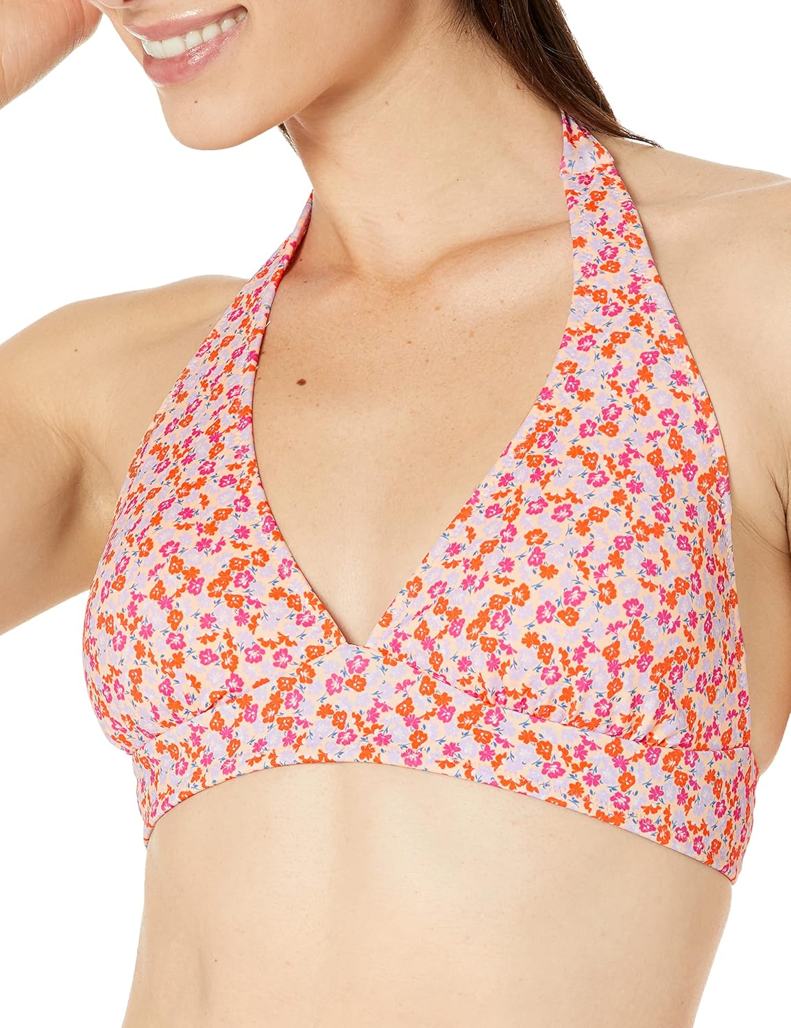 Detalle 2 de Amazon Essentials Tie Halter Bikini Top — Light Support