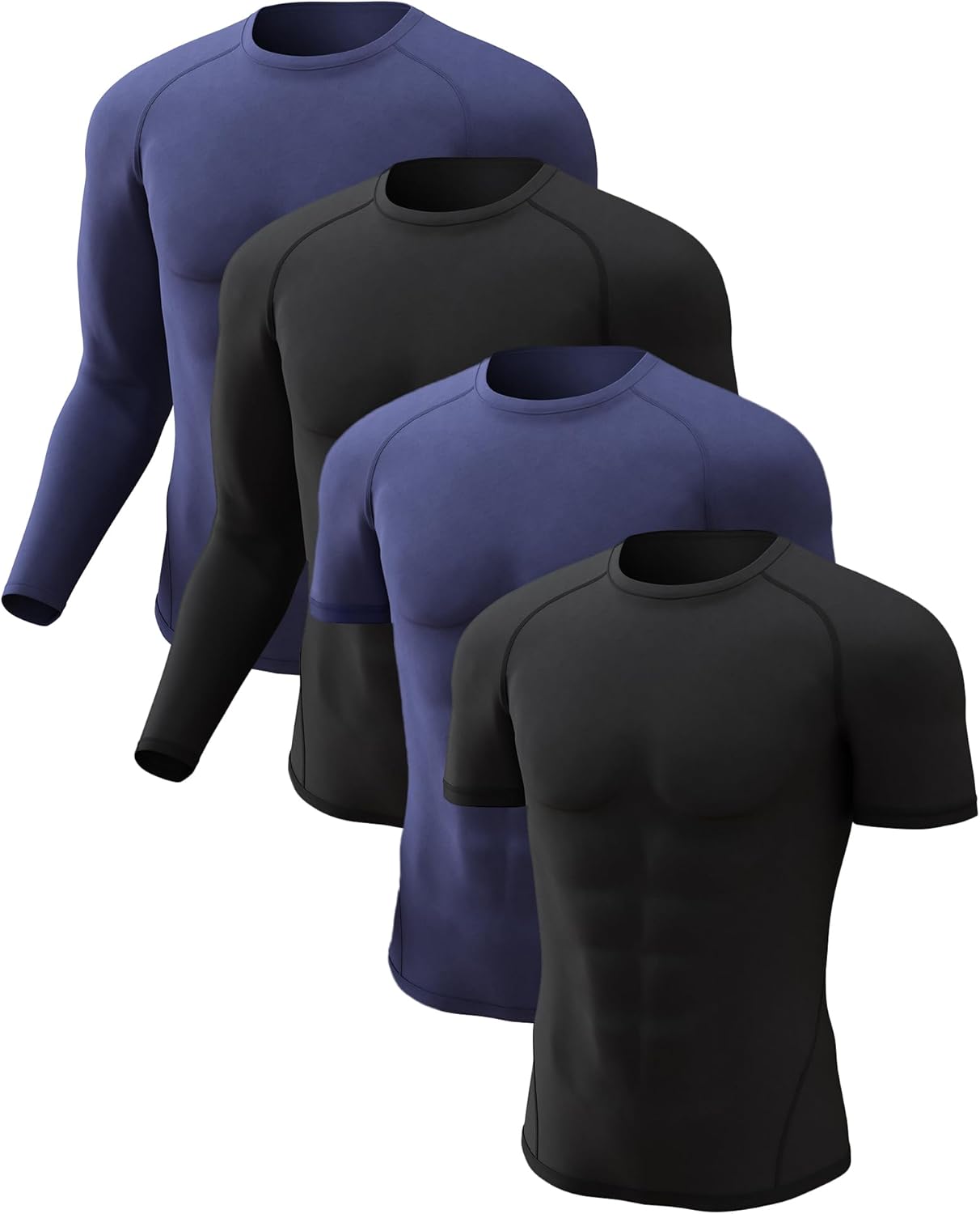 Detalle de Compression Shirts 4 Pack Cooling Dry for Men
