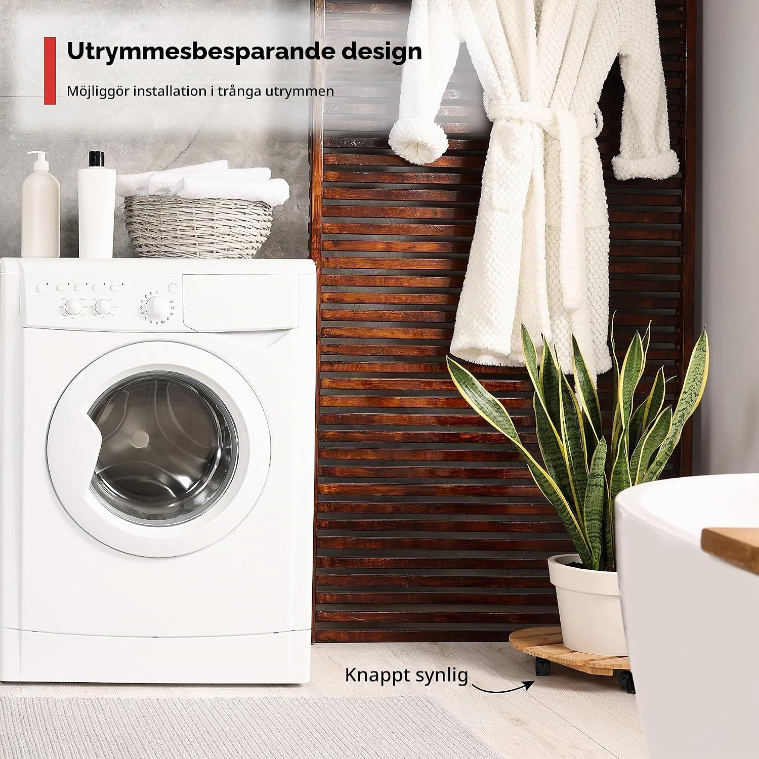 Detalle 2 de RAVN HAMAN möbelhjul 30 mm, 4-pack med svänghjul och bromsar