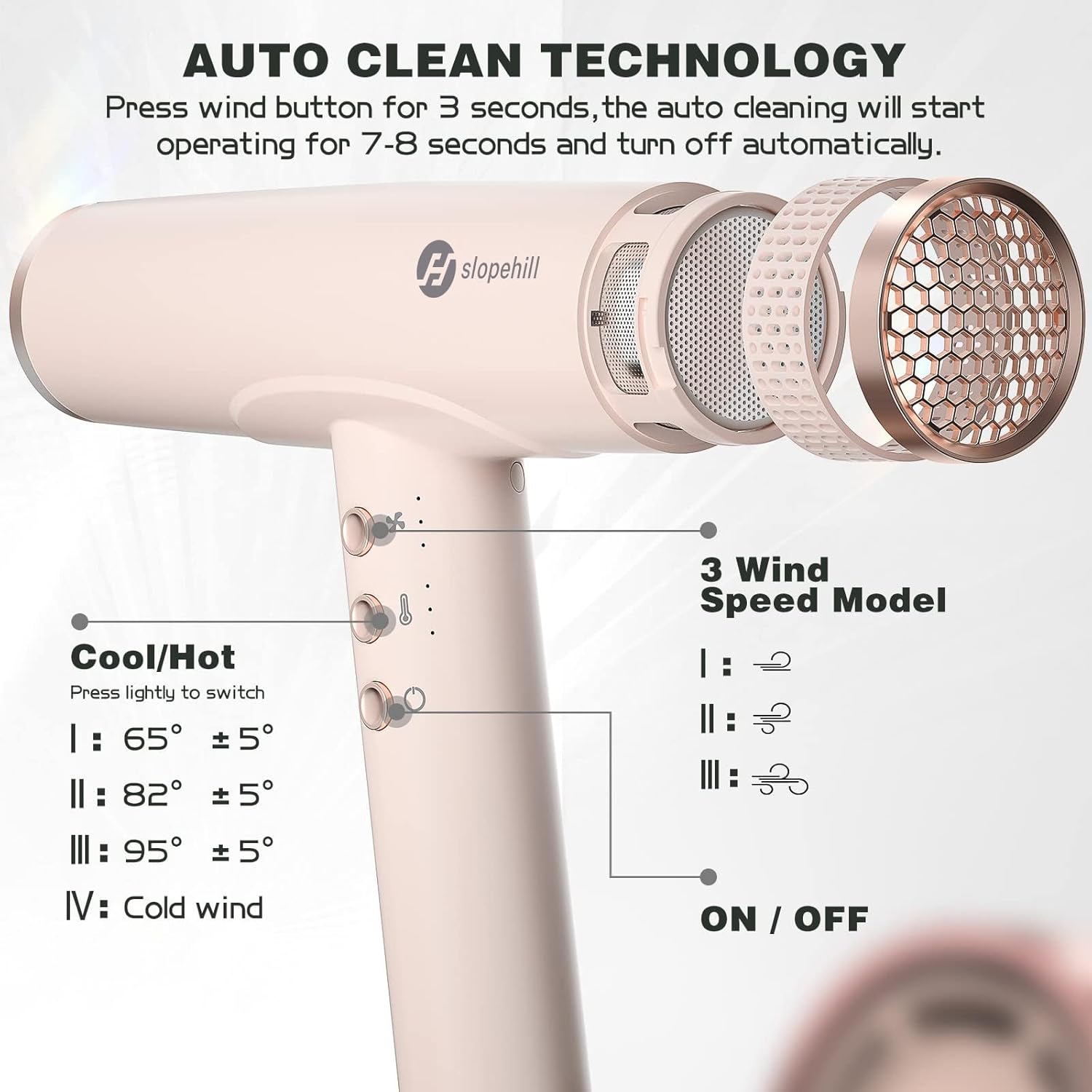 Thumbnail 2 de Slopehill Professional Ionic Hair Dryer