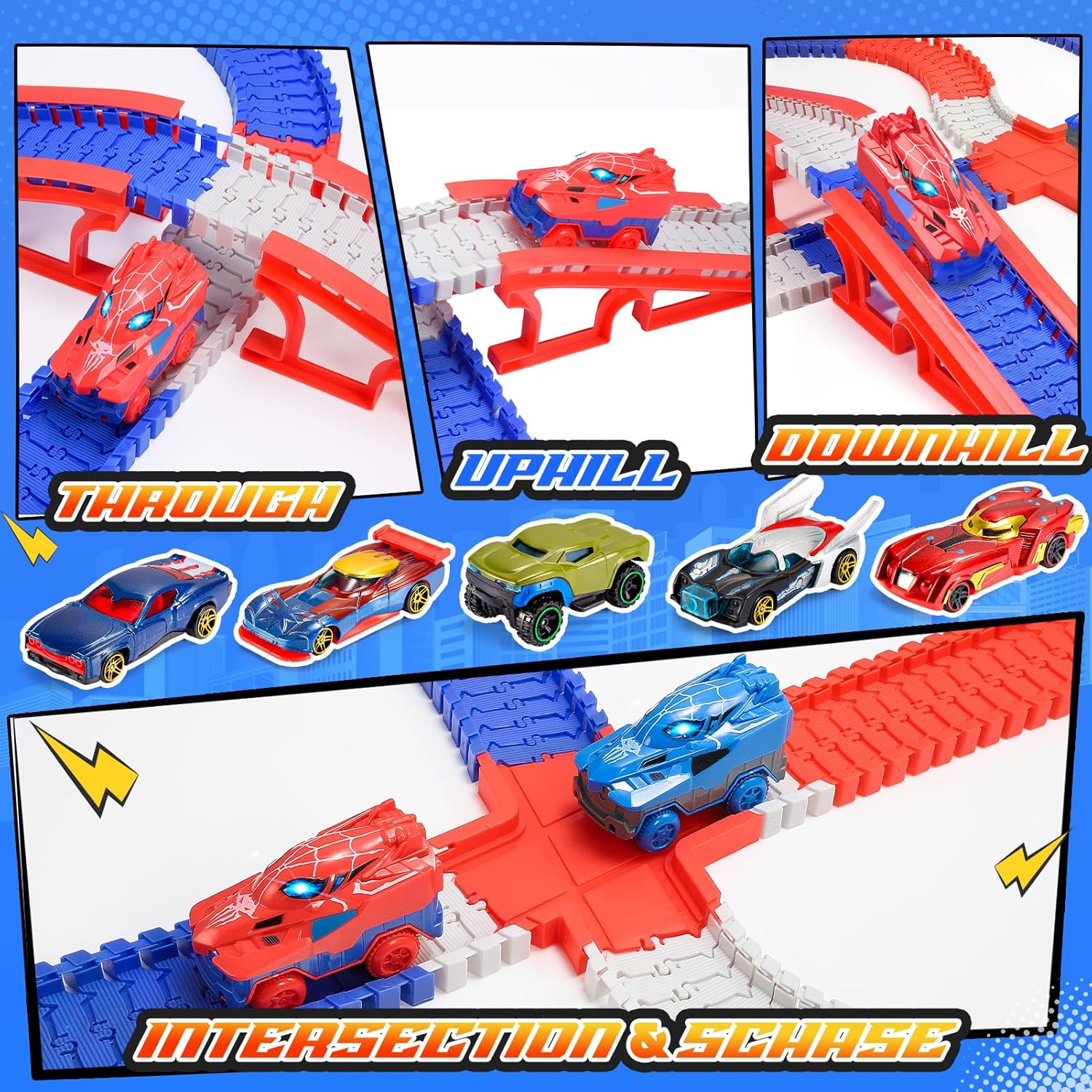 Detalle 2 de Toyokid Spider Construction Race Tracks 234 pcs