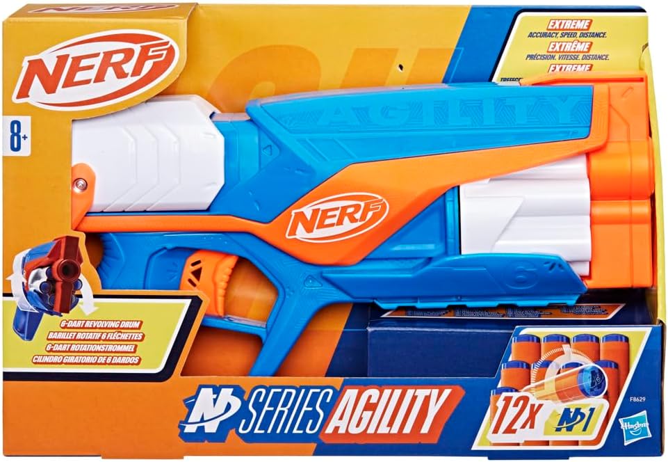 Detalle de Nerf N Series Agility Blaster 12 Darts 🔫