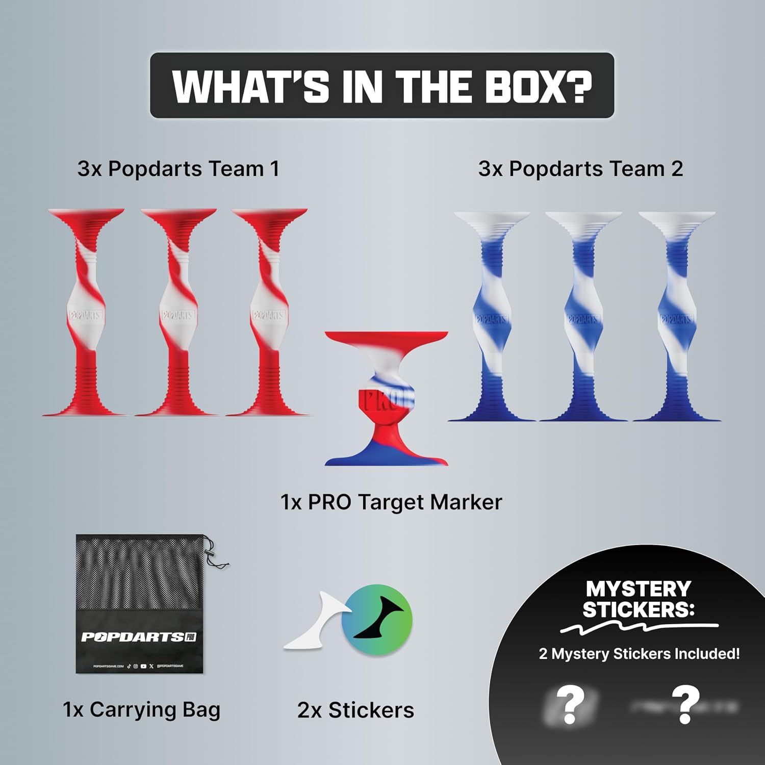 Detalle de Popdarts PRO Pack USA Themed Suction-Cup Game