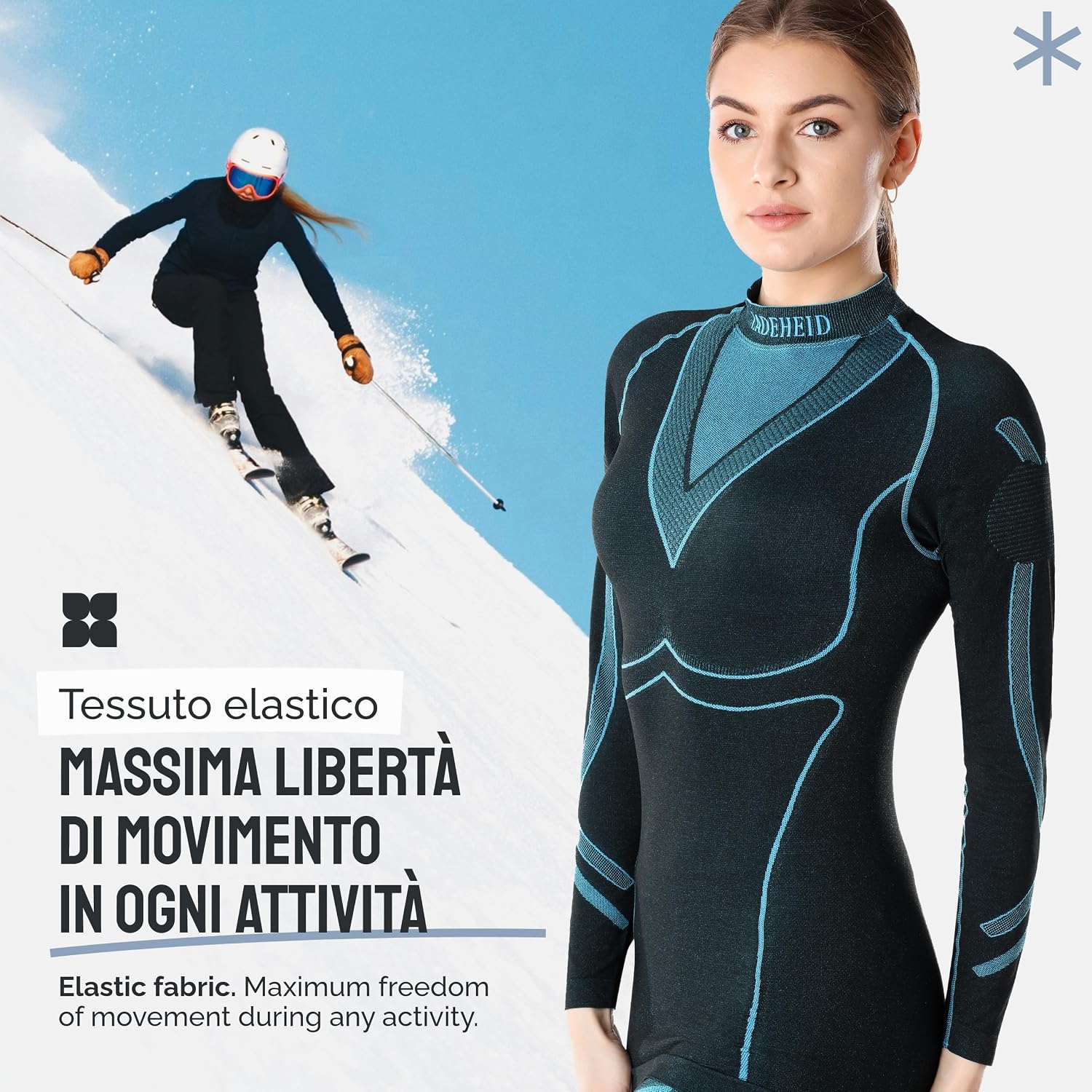 Detalle de Ladeheid Maglia Termica Donna LAGI004 1 pezzo