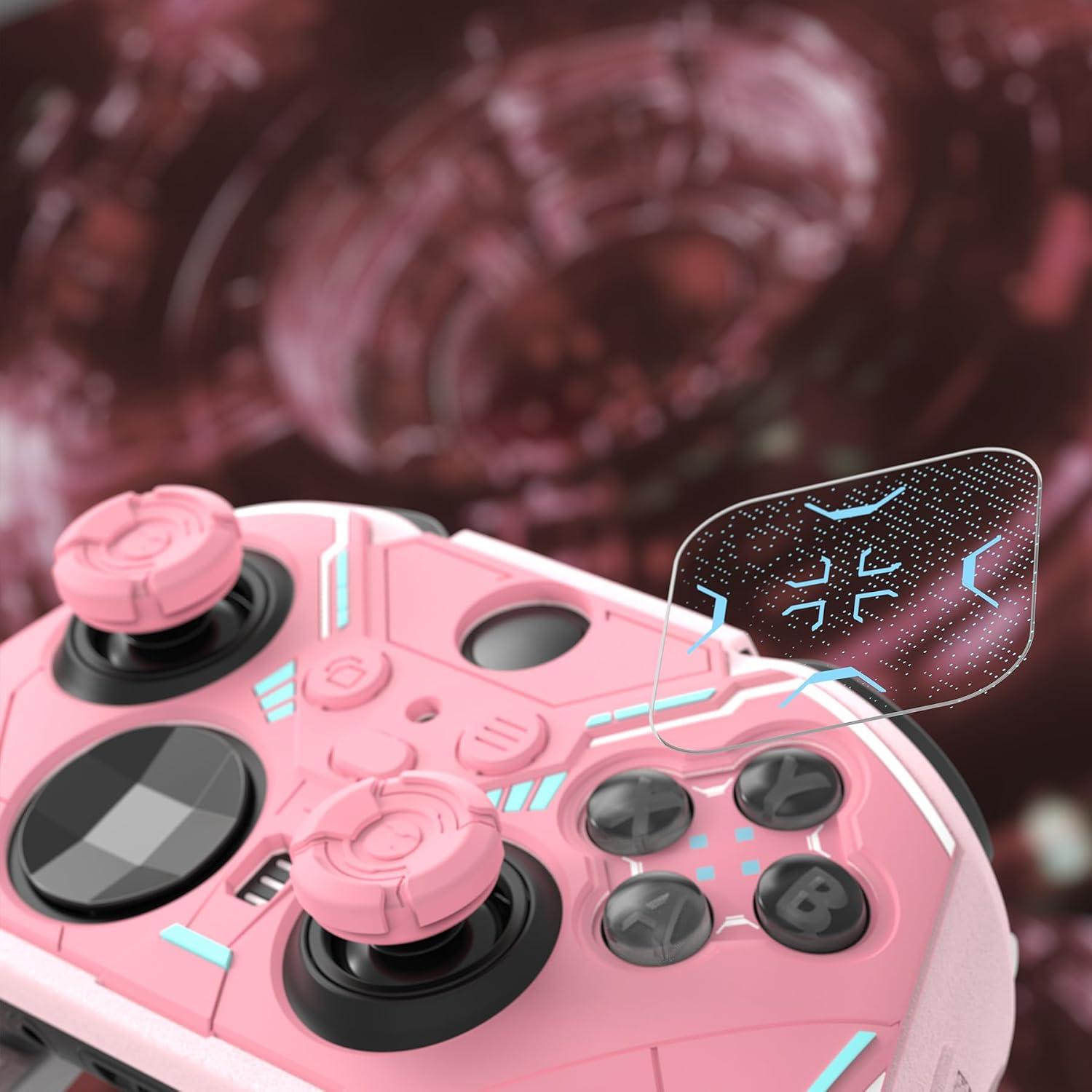 Detalle 2 de playvital Stellar Mecha silicone cover for Xbox Elite Series 2, non-slip grip