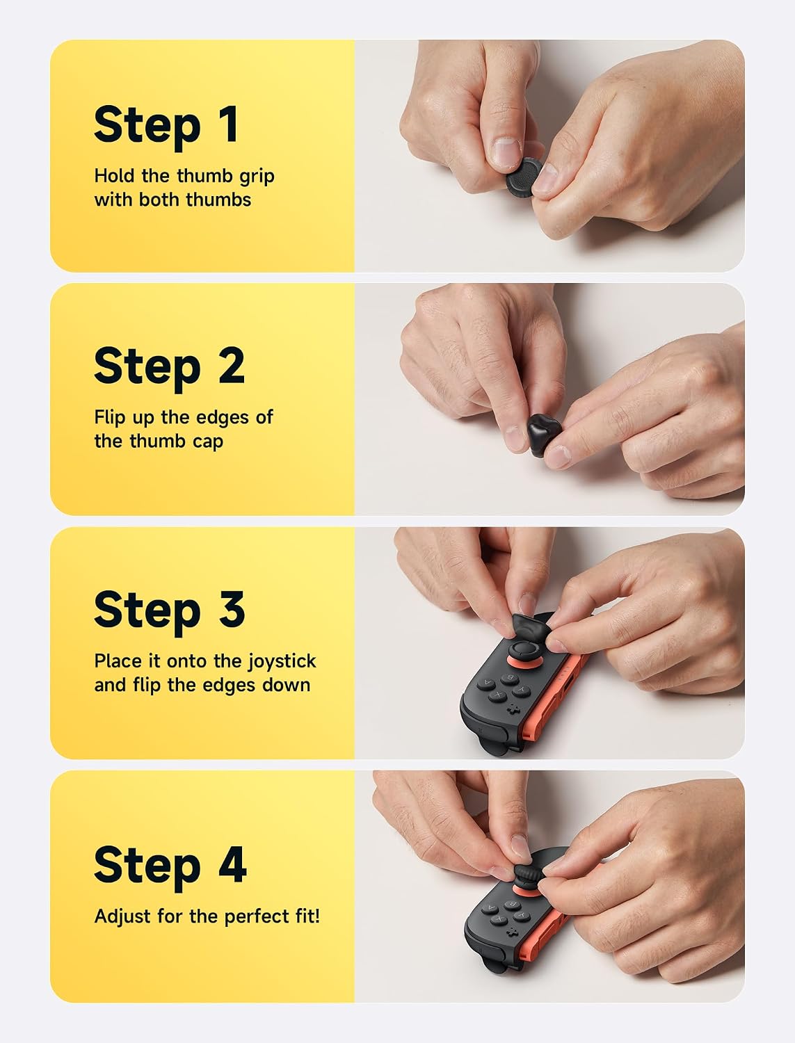 Thumbnail 6 de JSAUX Thumb Grips for Nintendo Switch 2, 6pcs
